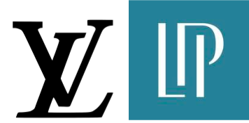 Louis Vuitton Logo. Source: logo-logos.com and Luxury Portfolio International Logo. Source: Fit Small Business