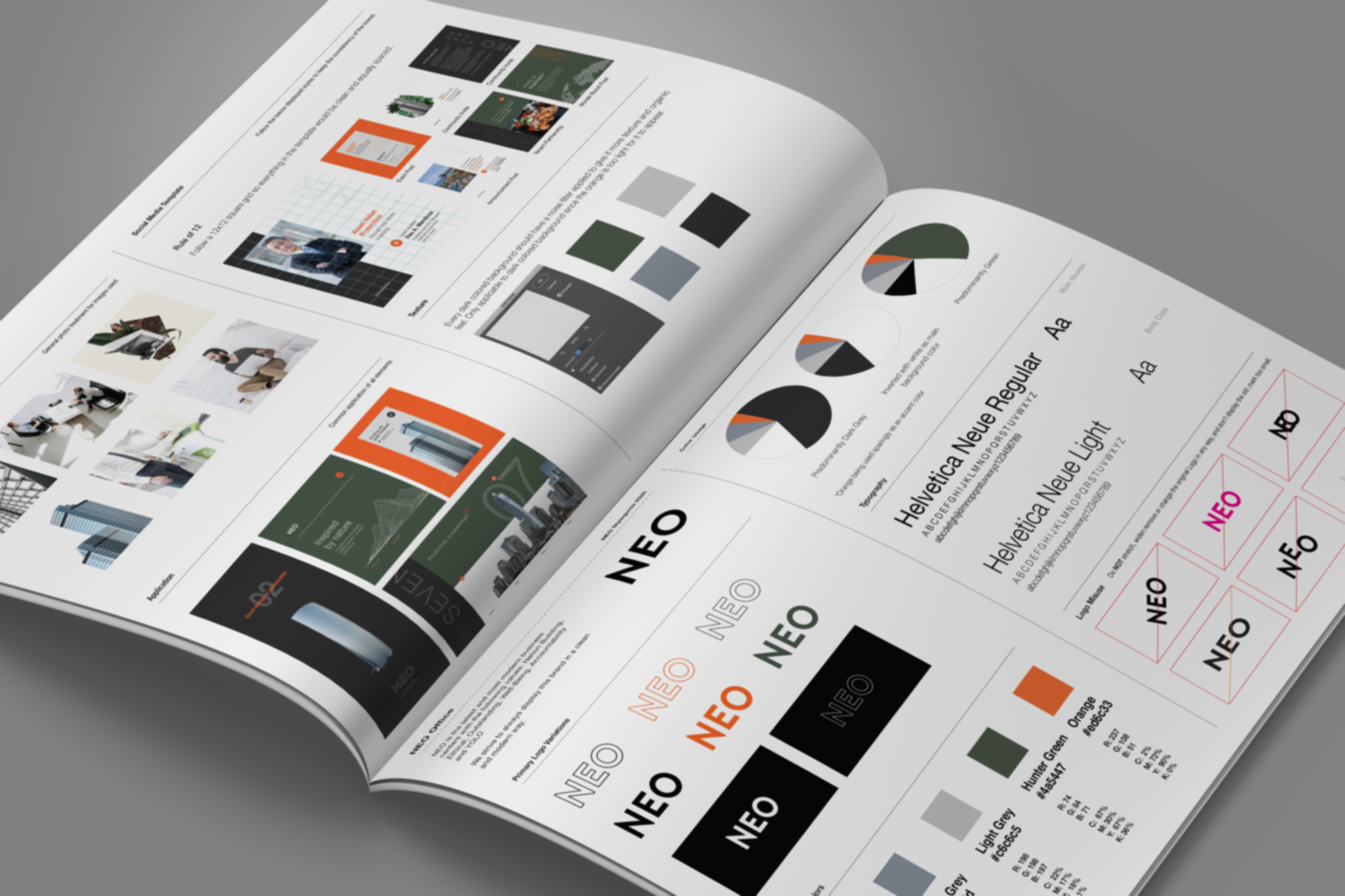 brand style guide brochure identity design NEO property by Gohan Concepts 2022